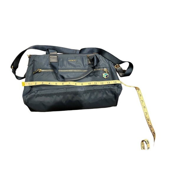 Hedgren Charm Appeal Crossbody Shoulder Travel Hand Bag Tote Pockets Blue 13” - Picture 3 of 6